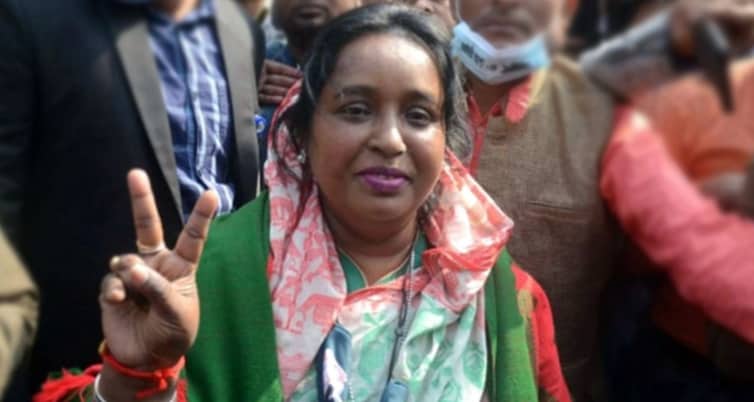 নারায়ণগঞ্জে আইভীর হ্যাটট্রিক জয় আইভী