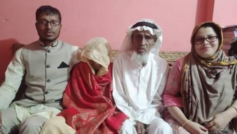 ৯৫ বছর বয়সের বৃদ্ধ বাবাকে বিয়ে করালেন আইনজীবী ছেলে