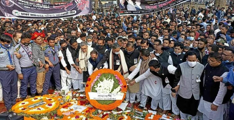 যথাযোগ্য মর্যাদায় সারাদেশে মহান শহীদ দিবস পালিত