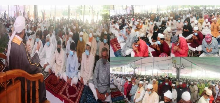 সংসদ ভবনের দক্ষিণ প্লাজায় ঈদের জামাত অনুষ্ঠিত