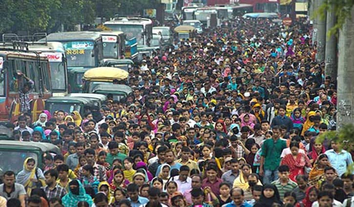 বাংলাদেশের জনসংখ্যা এখন সাড়ে ১৬ কোটি