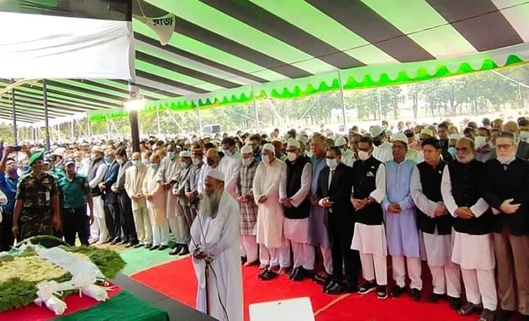 ডেপুটি স্পিকার ফজলে রাব্বী মিয়ার প্রথম জানাজা সম্পন্ন ডেপুটি স্পিকার