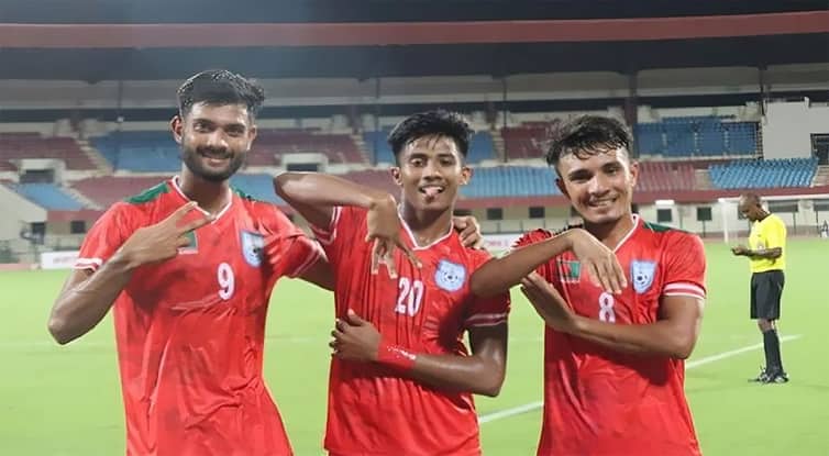মালদ্বীপকে গোল বন্যায় ভাসিয়ে ফাইনালের পথে বাংলাদেশ