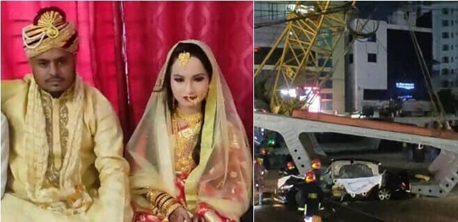 ট্রমায় বেঁচে যাওয়া নবদম্পতি, ক্ষণে ক্ষণে হাউমাউ করে কেঁদে উঠছেন