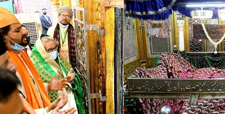 নিজামউদ্দিন আউলিয়ার দরগা জিয়ারত করলেন প্রধানমন্ত্রী