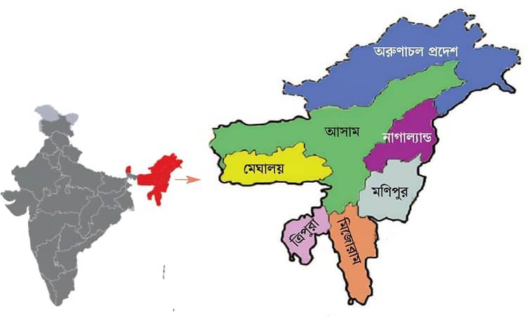 ভারতের ৭ রাজ্যের মুখ্যমন্ত্রীদের ঢাকায় আমন্ত্রণ ভারতের ৭ রাজ্য