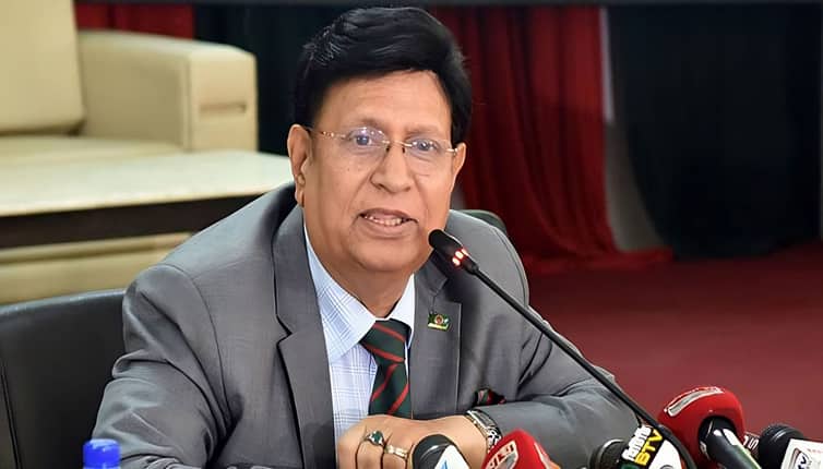 পররাষ্ট্রমন্ত্রী এ কে আব্দুল মোমেন