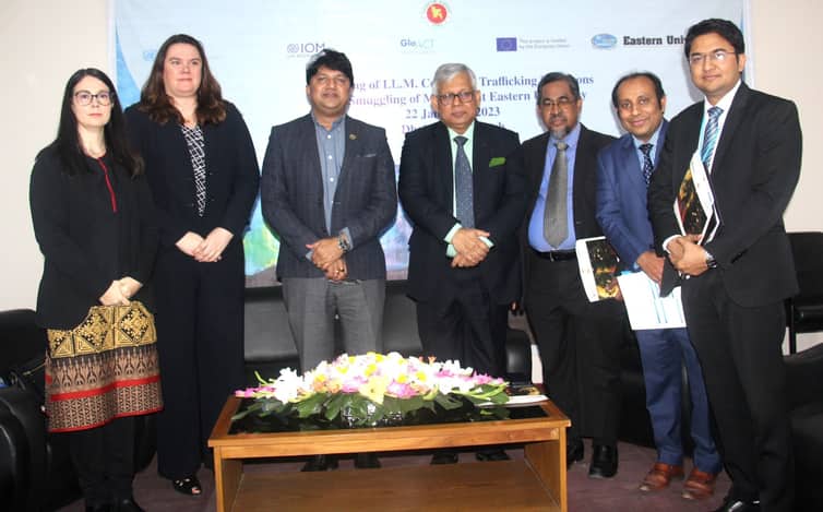 ইস্টার্ন ইউনিভার্সিটিতে ‘মানব পাচার ও অভিবাসী চোরাচালান’ বিষয়ক কোর্স চালু ইস্টার্ণ ইউনিভার্সিটি