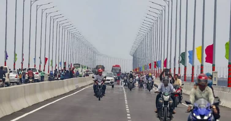 ৬টি শর্তে পদ্মা সেতু দিয়ে চলবে মোটরসাইকেল পদ্মা সেতু দিয়ে মোটরসাইকেল