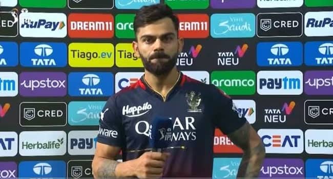 হারার পর ক্ষুব্ধ কোহলি যা বললেন