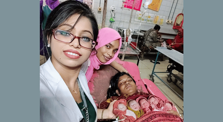 ঢাকা মেডিকেলে পাঁচ সন্তানের জন্ম দিলেন এক নারী ঢাকা মেডিকেল