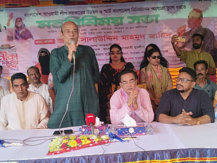 ঘিওরে স্মার্ট বাংলাদেশ গড়ার লক্ষ্যে এসএম জাহিদের মতবিনিময়