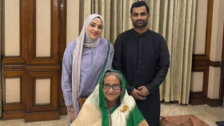 ২য় দফায় প্রধানমন্ত্রীর সঙ্গে দেখা করলেন তামিম ২য় দফায় প্রধানমন্ত্রী শেখ হাসিনার সঙ্গে দেখা করলেন তামিম