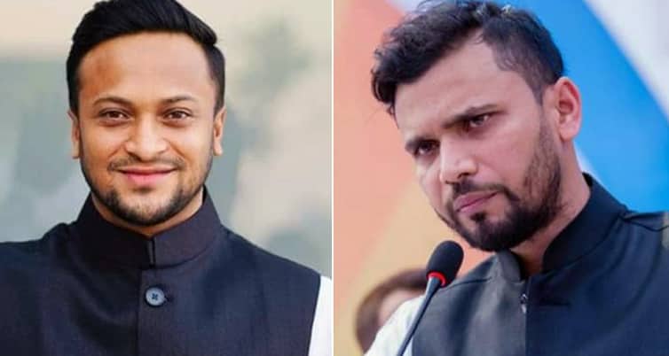 সাকিবের চেয়ে মাশরাফির বিরুদ্ধে বেশি প্রার্থী লড়তে চান সাকিব ও মাশরাফি