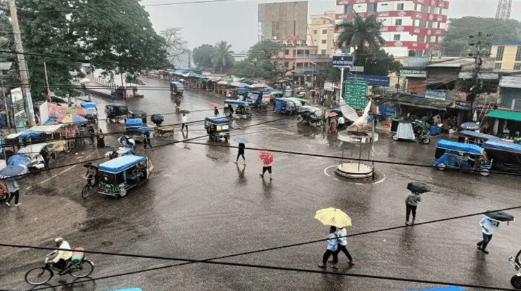 গুঁড়ি গুঁড়ি বৃষ্টি চুয়াডাঙ্গা