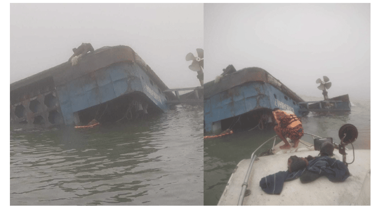 পাটুরিয়ায় যাত্রীবাহি ১৮ যানবাহনসহ ডুবে গেছে রজনীগন্ধা ফেরী, বহু হতাহতের শ ঙ্কা