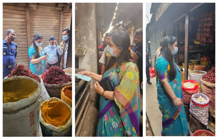 কালীগঞ্জে বাজার নিয়ন্ত্রণে ভ্রাম্যমান আদালত, ৩ ব্যবসায়ির অর্থদন্ড