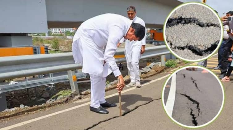 ১৮ হাজার কোটির সেতুতে পাঁচ মাসেই ফাটল!