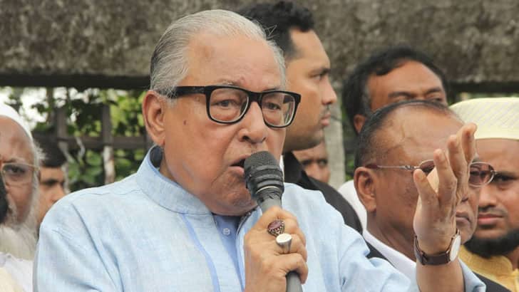 তিস্তার পানি বণ্টন প্রসঙ্গ থেকে সরকার সরে আসবে: নজরুল ইসলাম খান নজরুল ইসলাম খান
