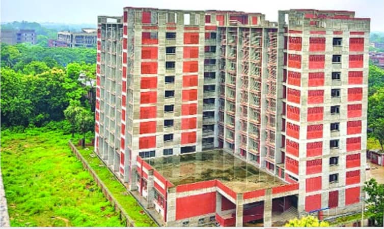 জাবির নতুন ৬ হলে নকশাগত ত্রুটি ju hall
