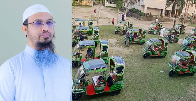 ২০ বন্যার্ত পরিবারকে অটোরিকশা দিল আস সুন্নাহ ফাউন্ডেশন As Sunnah