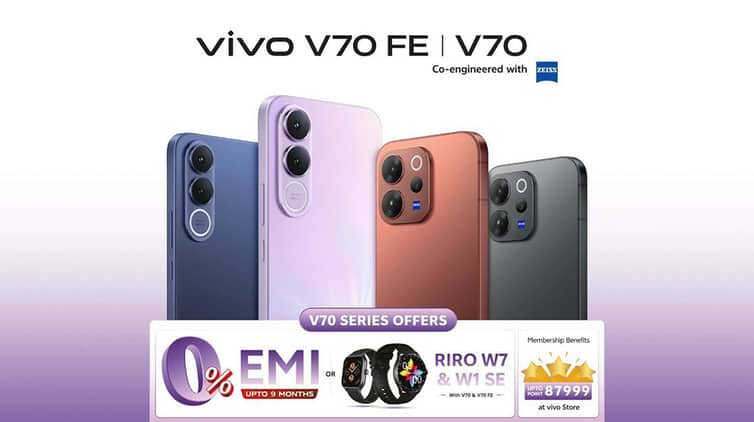 দেশে লঞ্চ হলো ভিভো ভি৭০এফই এবং ভি৭০ V70