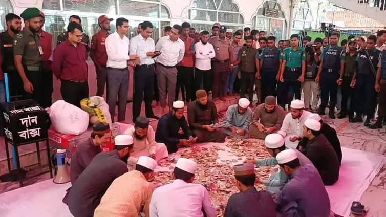 শাহজালালের মাজারের দানবাক্সে ৪ দিনে মিলল ১৭ লাখ ৬৫ হাজার টাকা sylhet