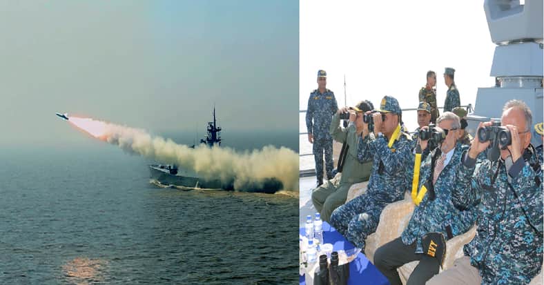 বঙ্গোপসাগরে নৌবাহিনীর সফল মিসাইল উৎক্ষেপণ