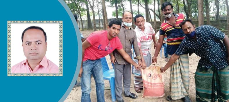 পরিবহন মালিকের খাদ্য সহায়তা পেলেন ৮০ জন শ্রমিক