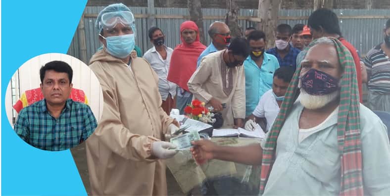 কালীগঞ্জে পৌর মেয়র ১০ হাজার পরিবারকে দিলেন আর্থিক সহায়তা