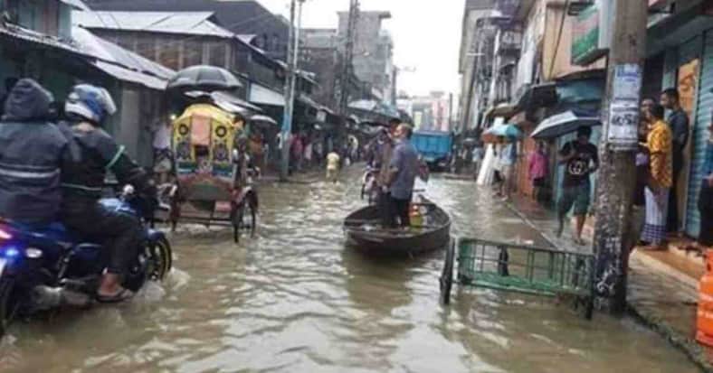 সিলেট ও সুনামগঞ্জে বাড়ছে পানি, ফের বন্যার আশঙ্কা