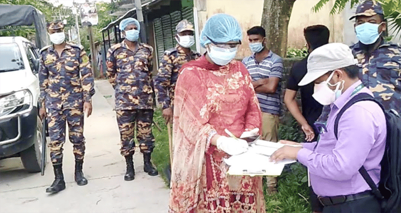 কালীগঞ্জ রেড জোন এলাকায় তৃতীয় দিনে ৮ জনকে অর্থদন্ড