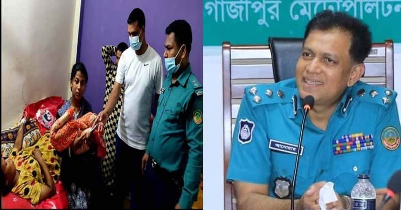 অসহায় মা ও শিশুর পাশে জিএমপি কমিশনার মো. আনোয়ার হোসেন