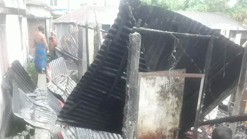 টঙ্গীতে বসত বাড়িতে আগুন, ৩০টি কক্ষ পুড়ে ছাই