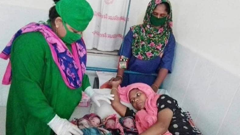 একসঙ্গে ৩ সন্তান প্রসব