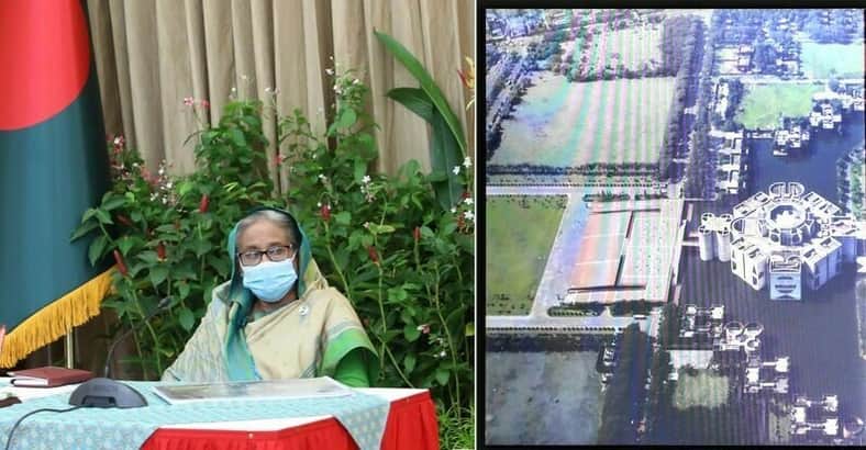 জাতীয় সংসদ ভবনের উন্নয়ন কর্মকান্ডের উপস্থাপনা প্রত্যক্ষ করলেন প্রধানমন্ত্রী