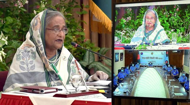 সামরিক অভিধান থেকে ‘মার্শাল ল’ শব্দটি বাদ দিন: প্রধানমন্ত্রী