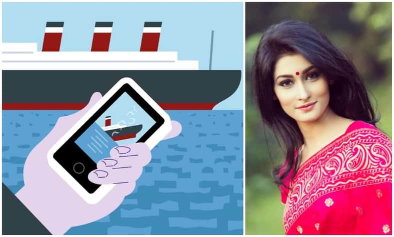 সাকিবপত্নীর নীরব প্রতিবাদ