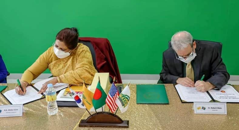 বাংলাদেশ দূতাবাস ও জর্জ ম্যাসন বিশ্ববিদ্যালয়ের মধ্যে সমঝোতা স্মারক সই