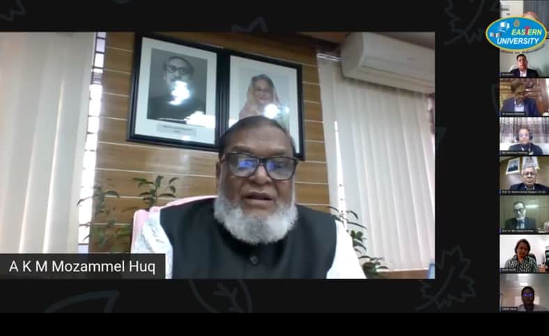 ইস্টার্ন ইউনিভার্সিটিতে সামার ও ফল সেমিস্টারের ভার্চুয়াল নবীনবরণ অনুষ্ঠিত