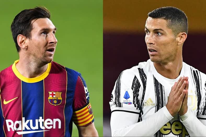 রাতে আজকের খেলা messi ronaldo