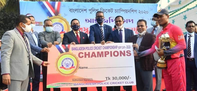 পুলিশ ক্রিকেটে এপিবিএন চ্যাম্পিয়ন