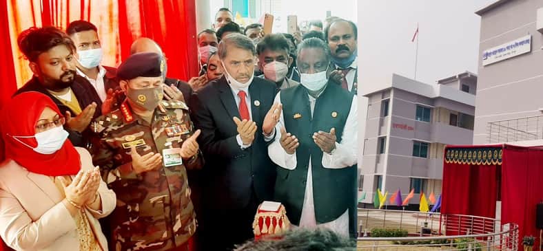 চাদঁপুরে নিজ গ্রামে ‘মা ও শিশু কল্যাণ কেন্দ্র’ উদ্বোধন করলেন সেনাপ্রধান