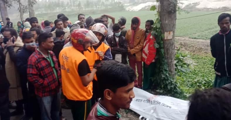 চাকায় ওড়না পেঁচিয়ে শরীর থেকে নারীর মাথা বিচ্ছিন্ন