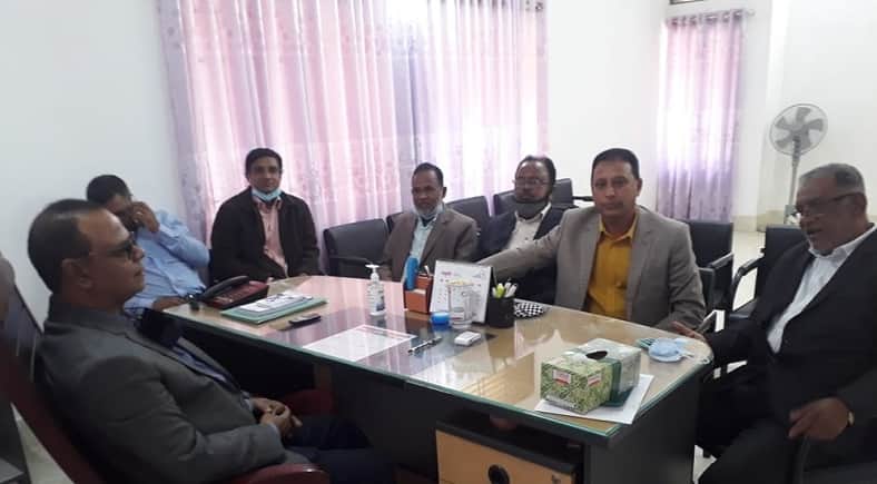 নরসিংদী জেলা প্রানী সম্পদ কর্মকর্তার সাথে জেলা পোল্ট্রি এসোসিয়েশনের মতবিনিময়