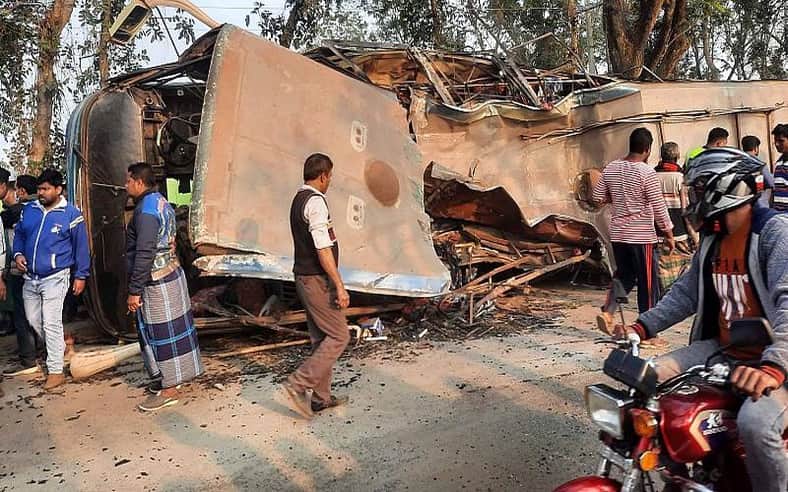 পরীক্ষা দিয়ে বাড়ি ফেরা হলো না, সড়কে প্রাণ গেল ৫ শিক্ষার্থীর