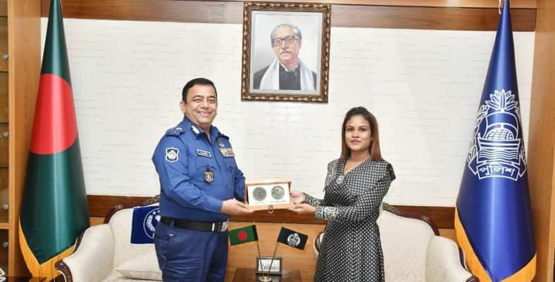 আইজিপি’র সঙ্গে মালদ্বীপের রাষ্ট্রদূতের সৌজন্য সাক্ষাৎ