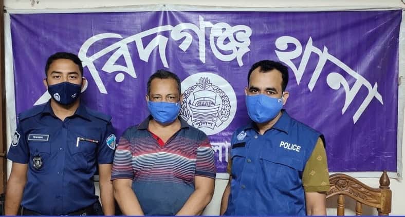 সাজাপ্রাপ্ত পলাতক মতিউর চাঁদপুরে গ্রেফতার
