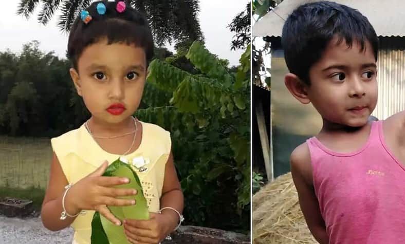 খেলতে খেলতে হঠাৎ পুকুরে, প্রাণ গেল দুই শিশুর