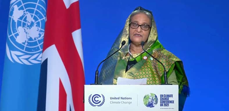 উন্নত দেশগুলোকে তাদের কার্বন নিঃসরণ হ্রাস পরিকল্পনা পেশ করতে হবে: প্রধানমন্ত্রী